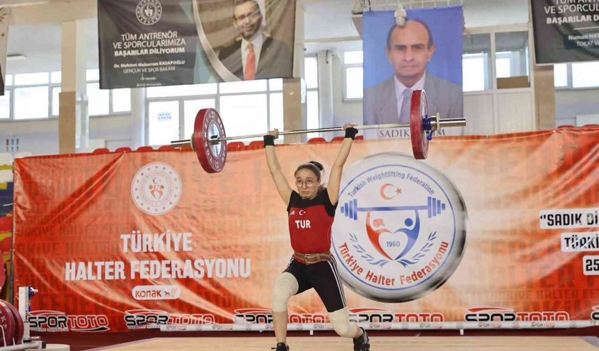 Türkiye U23 Halter Şampiyonası, Tokat’ta başladı