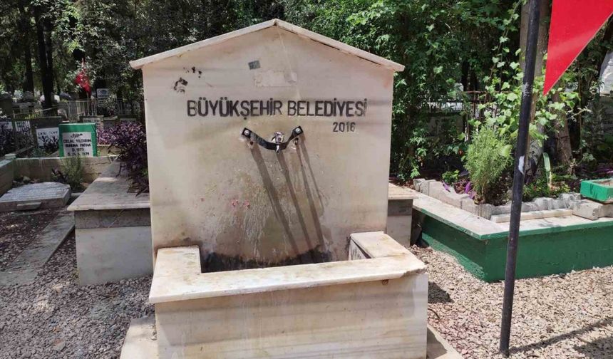 Adana’da o mezarlıkta prangalı önlem!