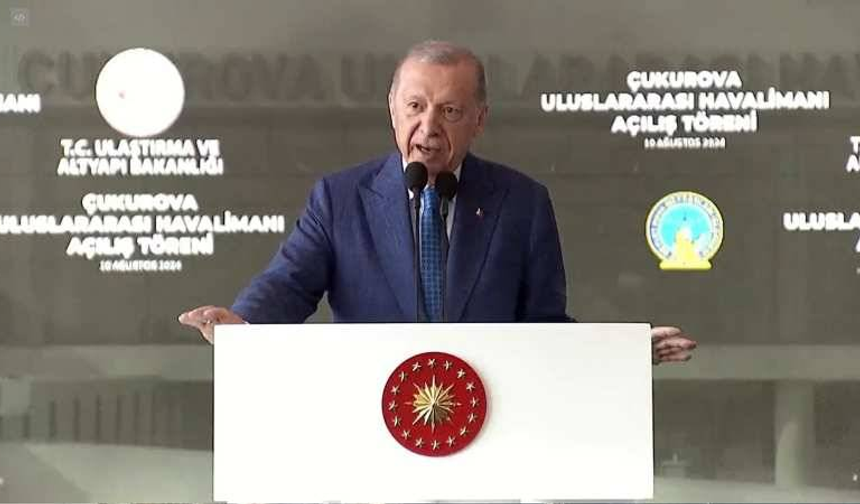 Erdoğan "Adana Şakirpaşa Havalimanı kapatılmayacak, eğitim pistiyle bölgeye hizmet verecek"