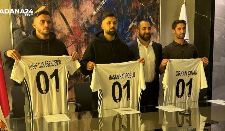 Adanaspor’dan 3 yeni transfer daha