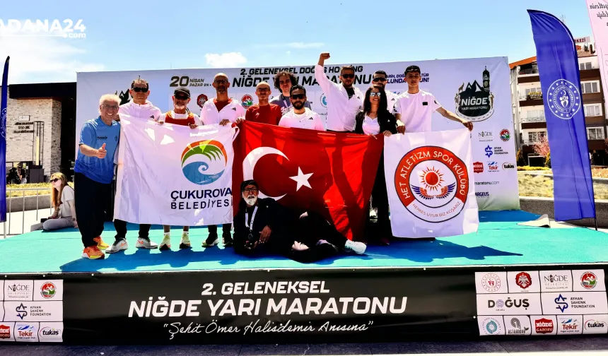 Çukurova Belediyesi atletleri Niğde'den 4 madalya ile döndü