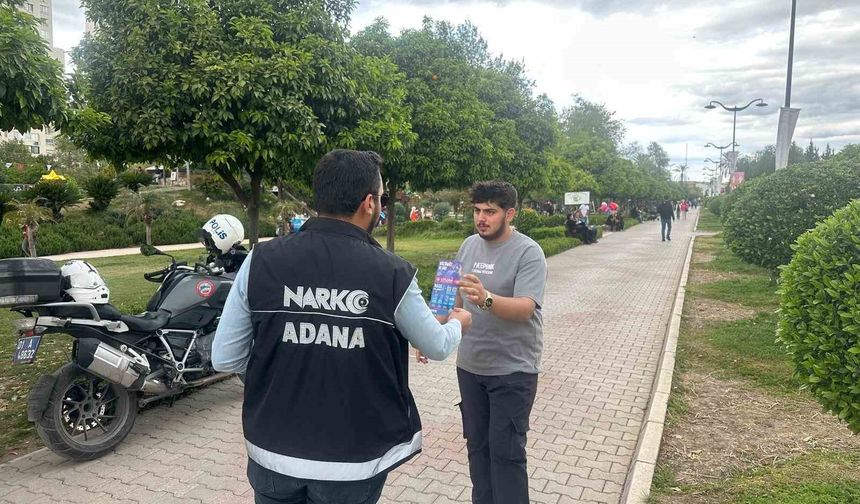Adana’da 38 bin kişi uyuşturucu hakkında bilgilendirildi