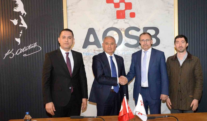AOSB’den çevre dostu yatırım: Çamur kurutma tesisi protokolü imzalandı