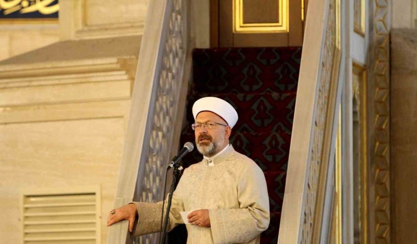 Diyanet İşleri Başkanı Erbaş’tan yağmur duası