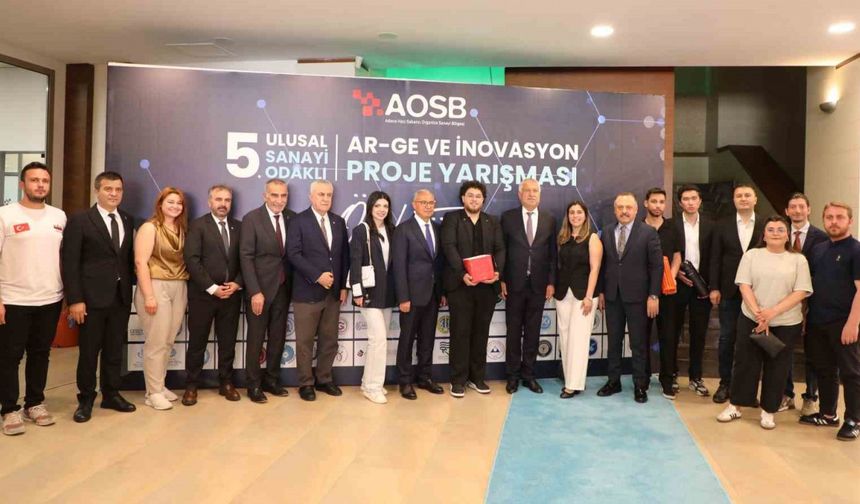 AOSB 5. Ulusal Ar-Ge ve İnovasyon Yarışmasının ödülleri sahiplerini buldu