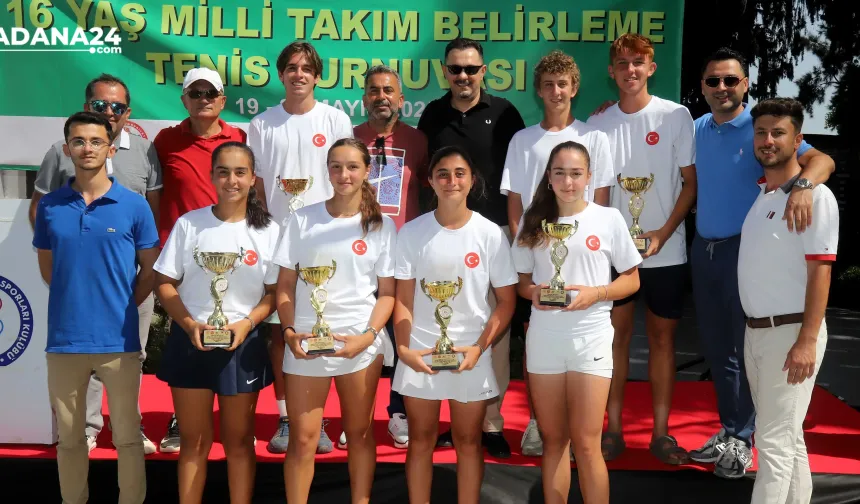 Tenisin 16 yaş millileri Adana’da belirlendi