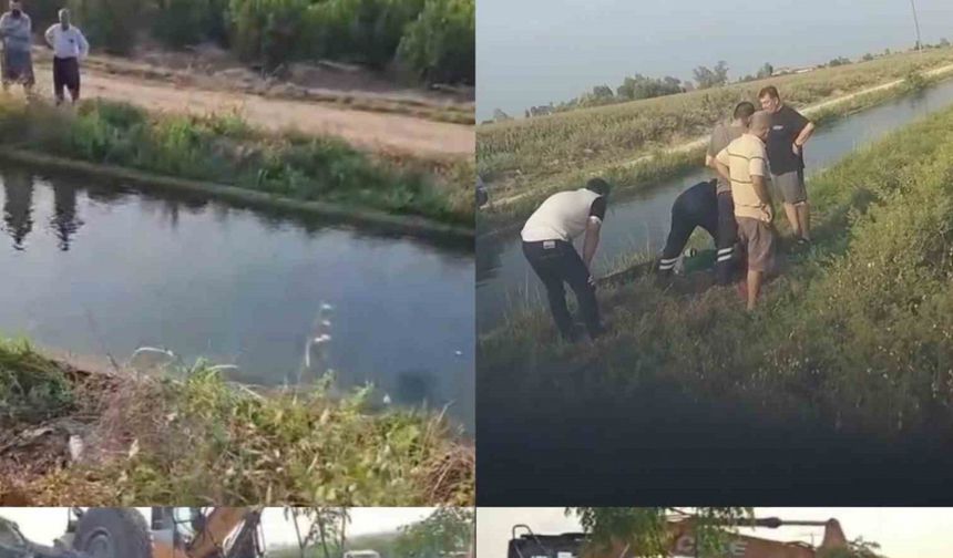 Kanala devrilen pikap, baba ve iki kızına mezar oldu