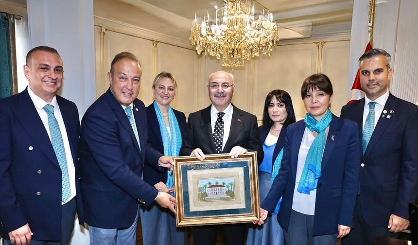 Vali Köşger’e Rotary faaliyetleri anlatıldı