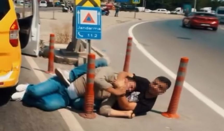 Adana’da ilginç kavga kamerada