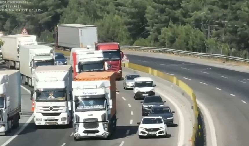 Dronlu trafik uygulamasında 730 bin 944 lira cezai işlem uygulandı