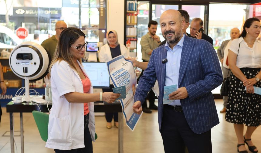 Halil Nacar, ‘Sigarayı Bırak’ etkinliğine katıldı
