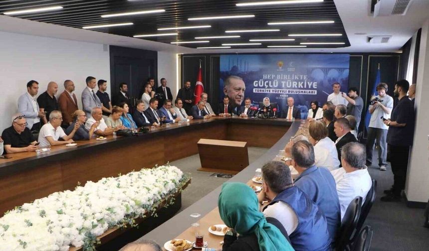 AK Partili heyetten, Türkiye Yüzyılı Buluşmaları