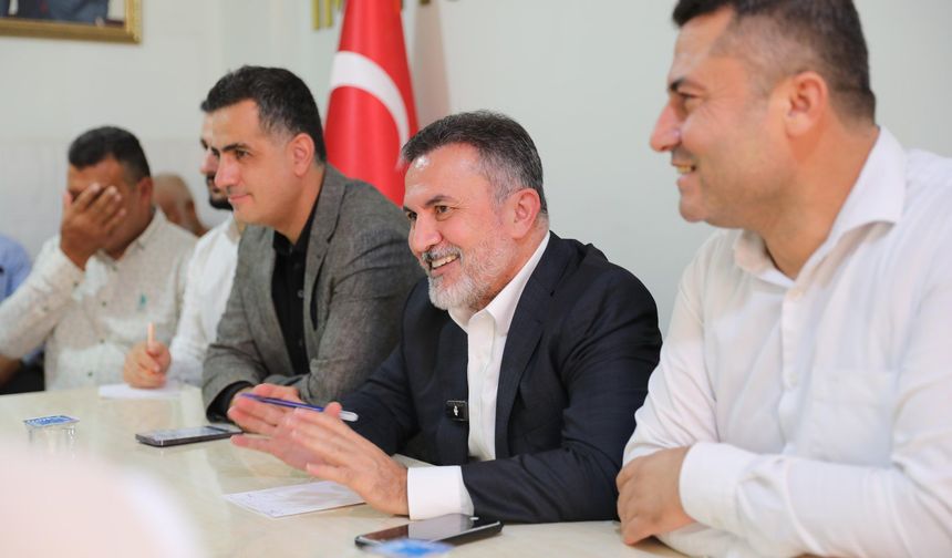 AK Parti Adana İl Başkanı Tamer Dağlı İmamoğlu’nda Vatandaşlarla Buluştu