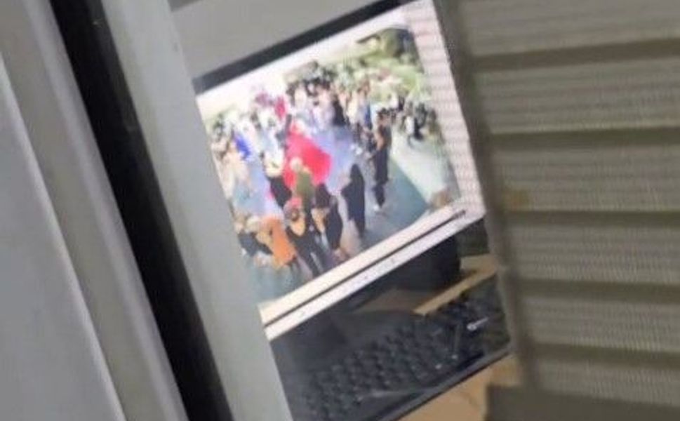 Kına eğlencesinde gelinin üzerine avize düştü: O anlar kameraya yansıdı