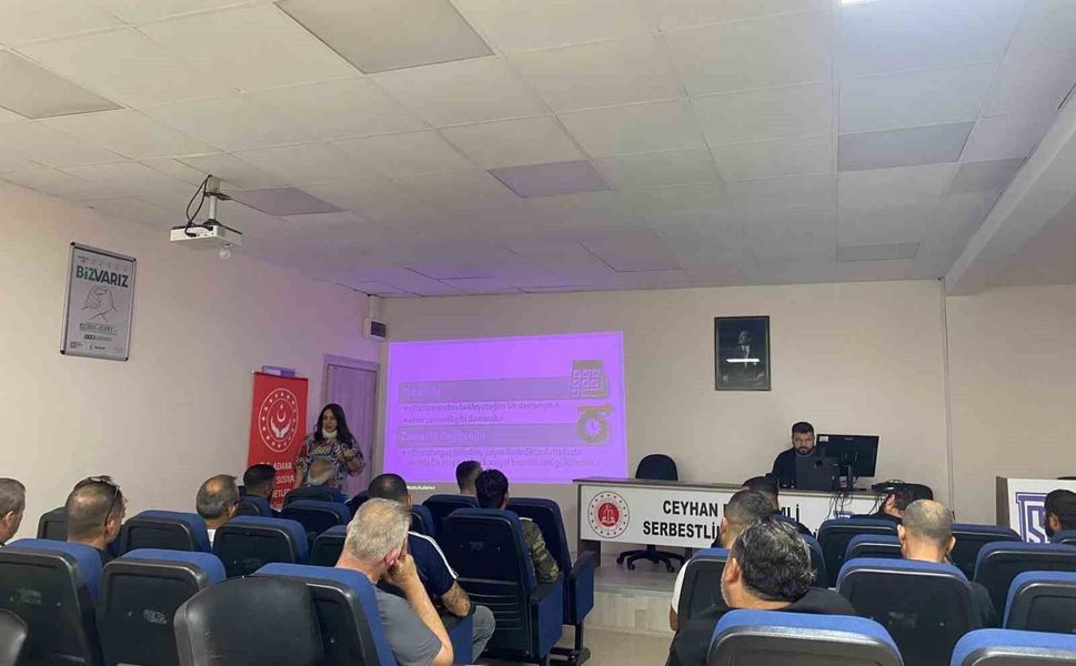 Adana'da yükümlülere yönelik 'Kendini Bilmek' eğitimi düzenlendi
