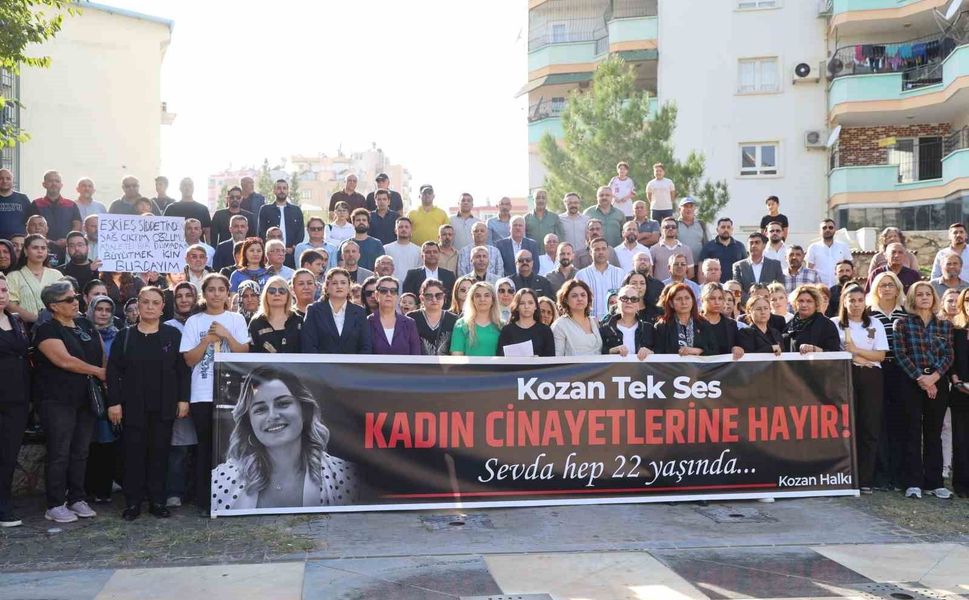 Kozan'da kadınlar, katledilen Sevda için tek ses oldu